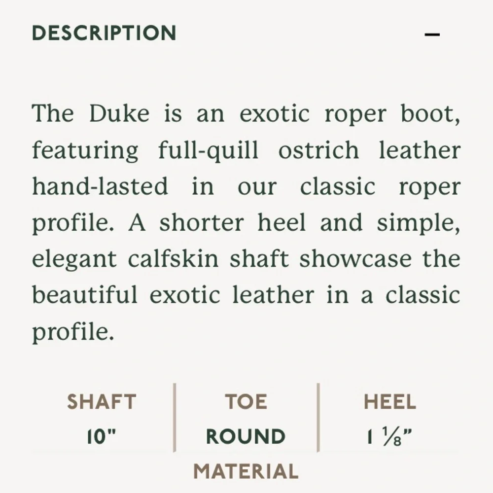 TECOVAS The Duke Ostrich Cowboy Boots - Picture 8 of 8